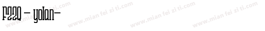 FZZQ - yolan字体转换